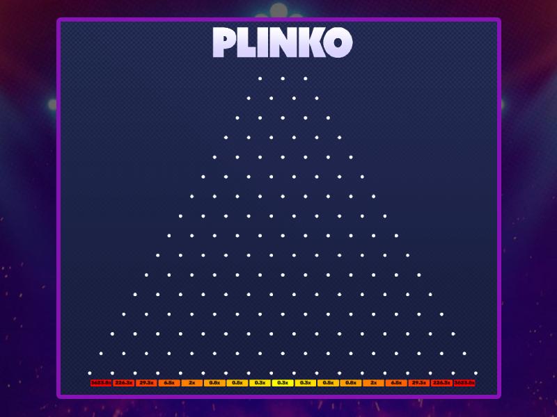 Plinko game application for Android, iOS and PC