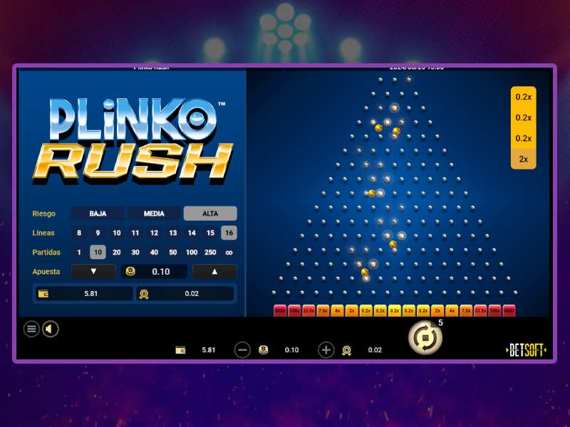 ¿Se puede ganar dinero real en Plinko Rush?