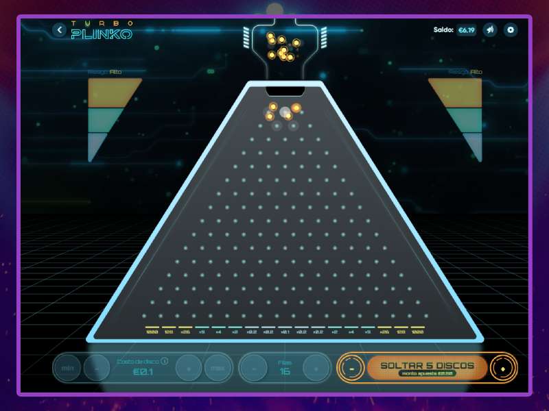 Theme and symbols in Turbo Plinko