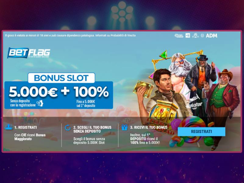 Bonus e promozioni di Betflag