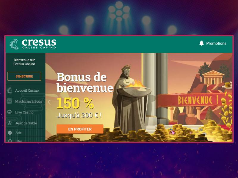 Bônus e promoções da Cresus