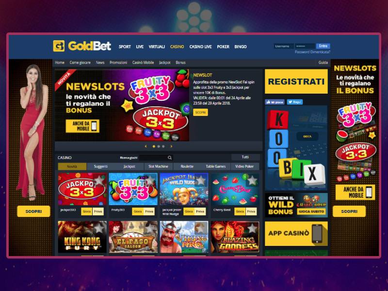 Vantaggi di giocare a Plinko nel casinò online GoldBet