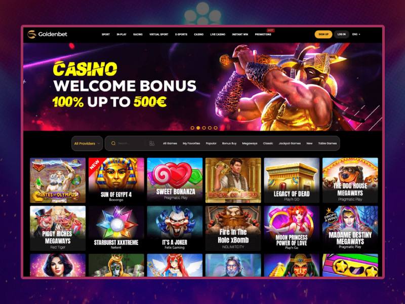 Bonus et promotions GoldenBet