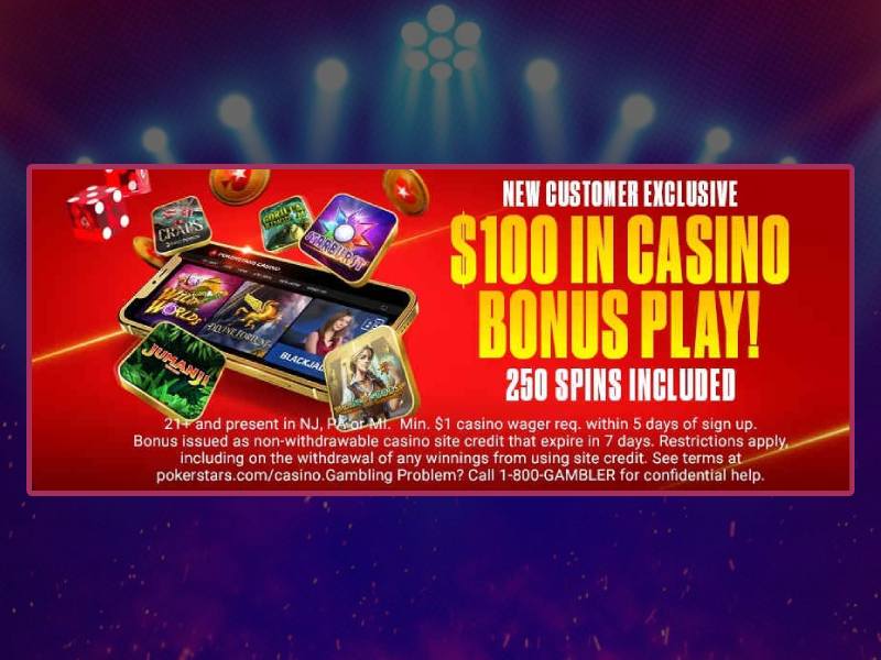 Bonus et promotions du casino PokerStars