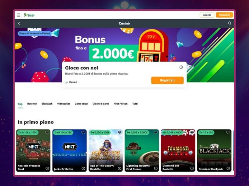 Vorteile des Spiels Plinko im Sisal Online Casino